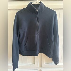 Women’s Navy Half-Zip Pullover Sweater